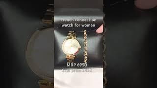 French connection watch bought from Myntra but little flimsy #watches #frenchconnection