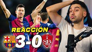 REACCIONES DE UN HINCHA al Barcelona vs Stade Brestois 3-0 *VOLVIÓ EL BARÇA* | ByDiegoX10