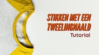 Stikken met een tweelingnaald