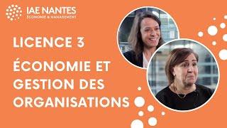 [EGO] Licence 3 Economie Gestion parcours Economie et gestion des organisations