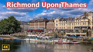 Richmond upon Thames | London | Walking Tour | 4K