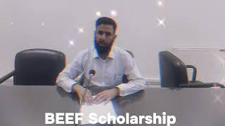 BEEF Scholarship NUST by Muhammad Safeer Satti