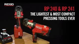 RIDGID RP 240 & RP 241 Pressing Tools