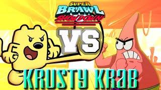 Wubbzy vs Patrick Star II | Super Brawl Showdown v0.3.0b Full Match Gameplay