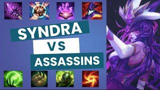 Syndra - Playing against assassins tips (S16 rank gameplays) #wildrift