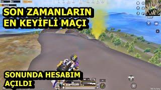 SONUNDA HESABIM AÇILDI ! SON ZAMANLARIN EN KEYİFLİ MAÇI BATUR GAME SOLO SQUAD PUBG MOBİLE