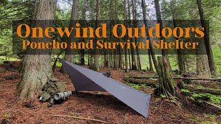 Onewind Ultralight Poncho and Survival Shelter Review and Test