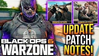WARZONE: New SURPRISE UPDATE PATCH NOTES! Big GAMEPLAY FIXES & New Changes! (WARZONE New Update)