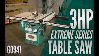 10" 3 HP 220V Cabinet Table Saw | G0941 | Grizzly Industrial