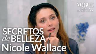 Nicole Wallace, actriz de Culpa Tuya, muestra cómo se hace un maquillaje natural | Vogue México