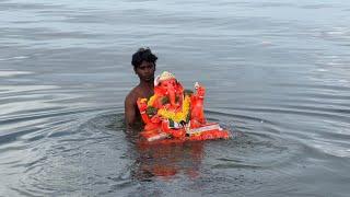 Ganesh Chaturthi Ganesh Nimajjanam 2024 | Ganesh visarjan in Tank bund | Day 1 Ganesh immersion 2024