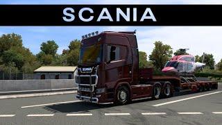 Красивый грузовик Scania , Euro Truck Simulator 2