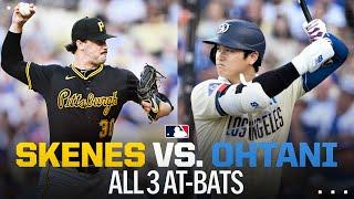 PAUL SKENES VS. SHOHEI OHTANI  (Every pitch, every at-bat!)