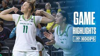 North Texas at Oregon | HIGHLIGHTS | Big Ten Women's Basketball | 11/12/24