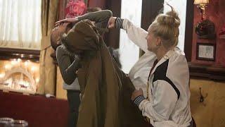 EastEnders - Nancy Carter Punches Dexter Hartman (2nd January 2014)