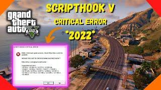 How To Fix ScriptHook GTA V Critical Error