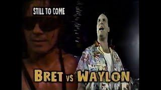 Bret Hart vs Waylon Mercy   Action Zone Sept 10th, 1995