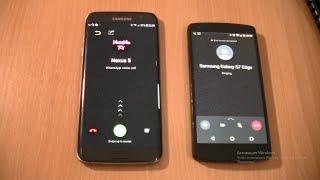 WhatsApp Incoming & Outgoing call at the Same Time LG Nexus 5+Samsung Galaxy S7