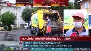 TV 100 - DANS EDEREK ÇÖP TOPLAYAN BAĞCILAR BELEDİYESİ  TEMİZLİK EKİBİ İŞİMİZİ ÇOK SEVİYORUZ DEDİ