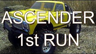 ADVENTUREQUEST RC - Vaterra Ascender 1972 Chevy Honcho Crawler FIRST RUN!