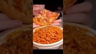 먹방-피자&불닭볶음면/Pizza&Fire Noodles #shots #asmr #mukbang