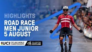 Men Junior Road Race Highlights - 2023 UCI Cycling World Championships