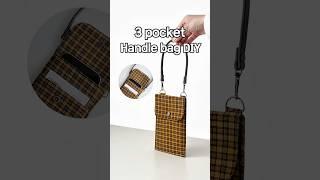 3-Pocket Handle Bag DIYsmartphone bag sewing / 3포켓 핸들백 만들기 #diy