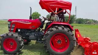 Mahindra Yuvo Tech +585 4wd Tractor Demo||Front Tyre 11:2:20||Gear-M1||