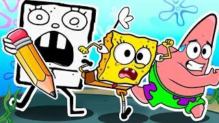 Roblox Escape DOODLEBOB with SpongeBob & Patrick!