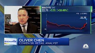 The customer is going out again, says Cowen's Oliver Chen