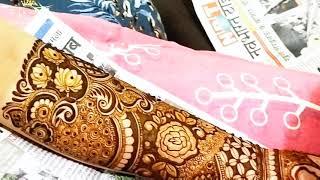 Shab`s Creation New Stylish Easy Gol Tikki Mehndi design|Simple Henna mehandi designs|silver version