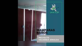 MAMPARAS DIVISORIAS y MAMPARAS BAÑOS en México