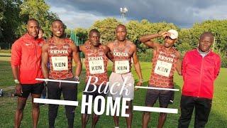 OMANYALA‍️ and 4x100m Team KENYA Fail to Qualify ARRIVE BACK HOME@Jomo Kenyatta Airport