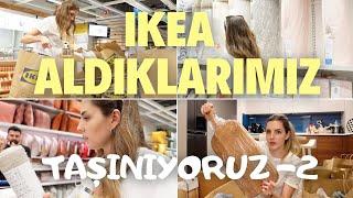 TAŞINIYORUZ- 2  EVE ALDIKLARIM ⎜IKEA ALIŞVERİŞİ   PAKETLERİ BERABER AÇALIM ⎜ VLOG