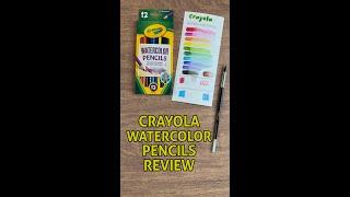 Crayola Watercolor Pencils ️ Quick Review #shorts #crayola #crayolareview