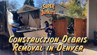 Top Construction Debris Removal Service in Denver 80210 – Super Junkers Cleans It All! #timelapse