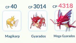 UNEXPECTED ENDING  while Using Shiny MEGA GYARADOS Evolution Line (Pokemon Go)