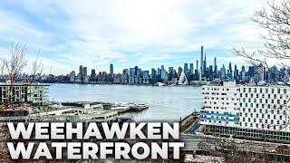 Walking New Jersey Waterfront & Port Imperial at Weehawken (January 2022)