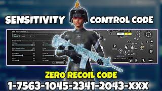 New Update 3.5Best Sensitivity Code + Control Settings Pubg Mobile/Bgmi Sensitivity 2024