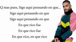 Que Mas Pues Letra - Sech Ft. Maluma, Nicky Jam, Farruko J Quiles, Dalex, Lenny Tavares (Remix)