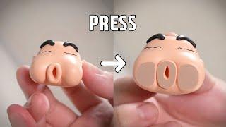 짱구 피규어 만들어서 꾹 눌러버리기 Polymer Clay Crayon Shin-Chan