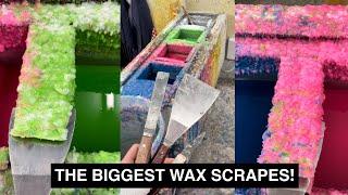 the biggest wax scrapes!! | scrapey scrapey