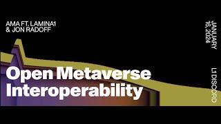 LAMINA1 – Open Metaverse Interoperability AMA w/ Beamable's Jon Radoff