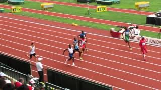 100M H6 Trayvon Bromell 10.13 USA IAAF WJC 2014 USA   MVI 5254