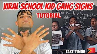 VIRAL SCHOOL KID GANG GANGS TUTORIAL (EAST TIMOR )