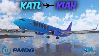 Special Live MSFS Live | Windy Airlines  PMDG 737 800 | Atlanta (KATL) ︎ Houston (KIAH) #msfs2020