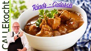 Rindsgulasch – Das einfachste und leckerste Rezept mit nur 4 Zutaten!