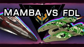 Elite Dangerous PvP - Mamba vs FDL  (Multicannons vs Plasmas)