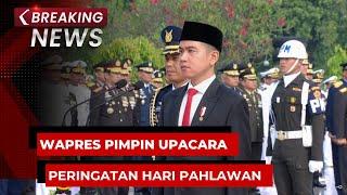 BREAKING NEWS - Wapres Gibran Pimpin Upacara Peringatan Hari Pahlawan di TMP Kalibata