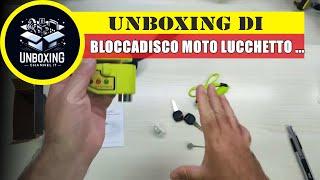 Bloccadisco Moto Lucchetto Antifurto Moto con Allarme Sonoro 110DB, Protezione Antifurto